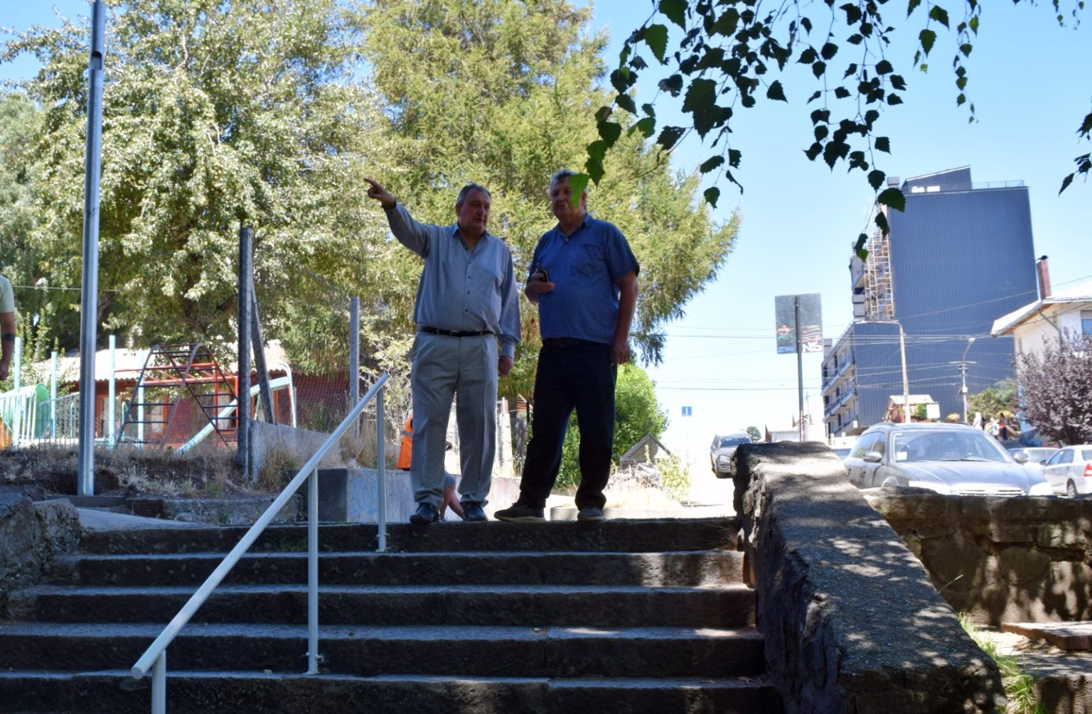 Bariloche: Todas las escaleras céntricas fueron convertidas en paseos familiares